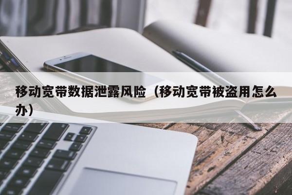 移动宽带数据泄露风险（移动宽带被盗用怎么办）