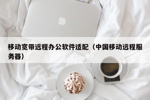 移动宽带远程办公软件适配（中国移动远程服务器）